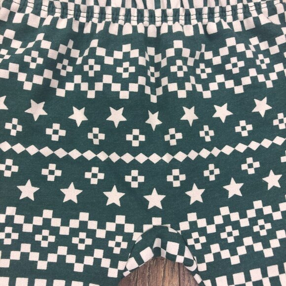 Cat & Jack Unisex Forrest Green & White Jogger pants 12 months NEW - Picture 2 of 3